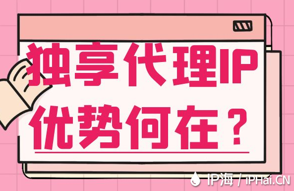 獨享代理IP優勢何在？
